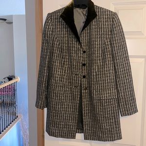 Peggy Jennings plaid blazer